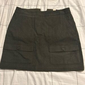 Madewell tweed skirt